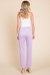 Culture Code Women's Pintuck Slim Pants - Chic, Versatile, & Comfortable Fashion